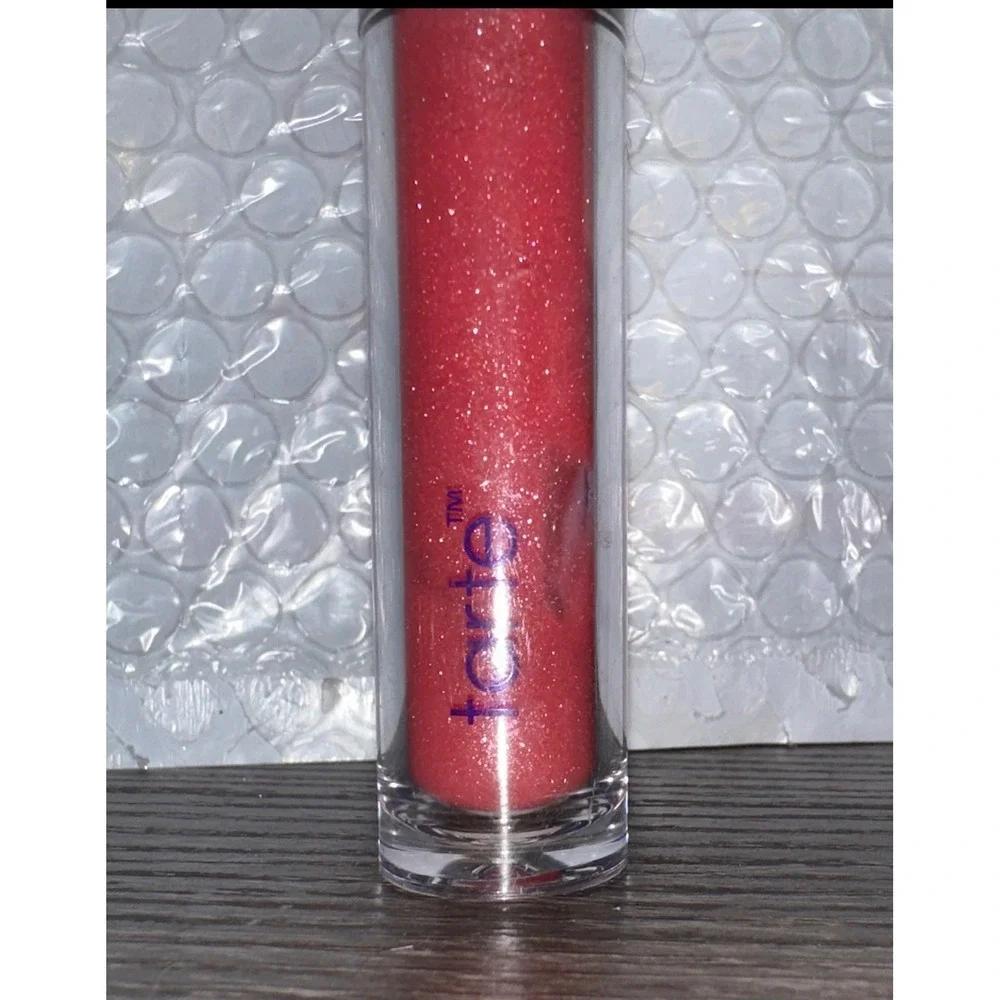 Tarte Vitamin-Infused Lipgloss Apple-A-Day Shimmer Berry Red Makeup discontinued